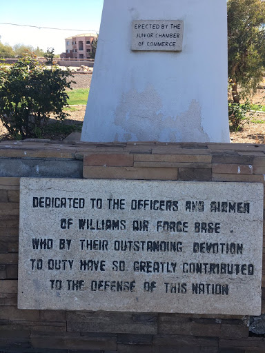 Dedicated to the Officers and Airmen of Williams Air Force Base