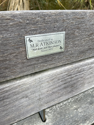 Dedicated to M. R Atkinson Not Dead, Just Likes Plaques