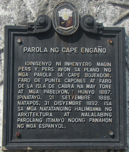 Cape Engaño Lighthouse historical marker