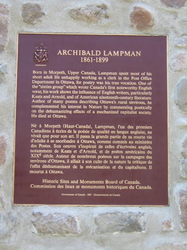 Archibald Lampman 1861-1899