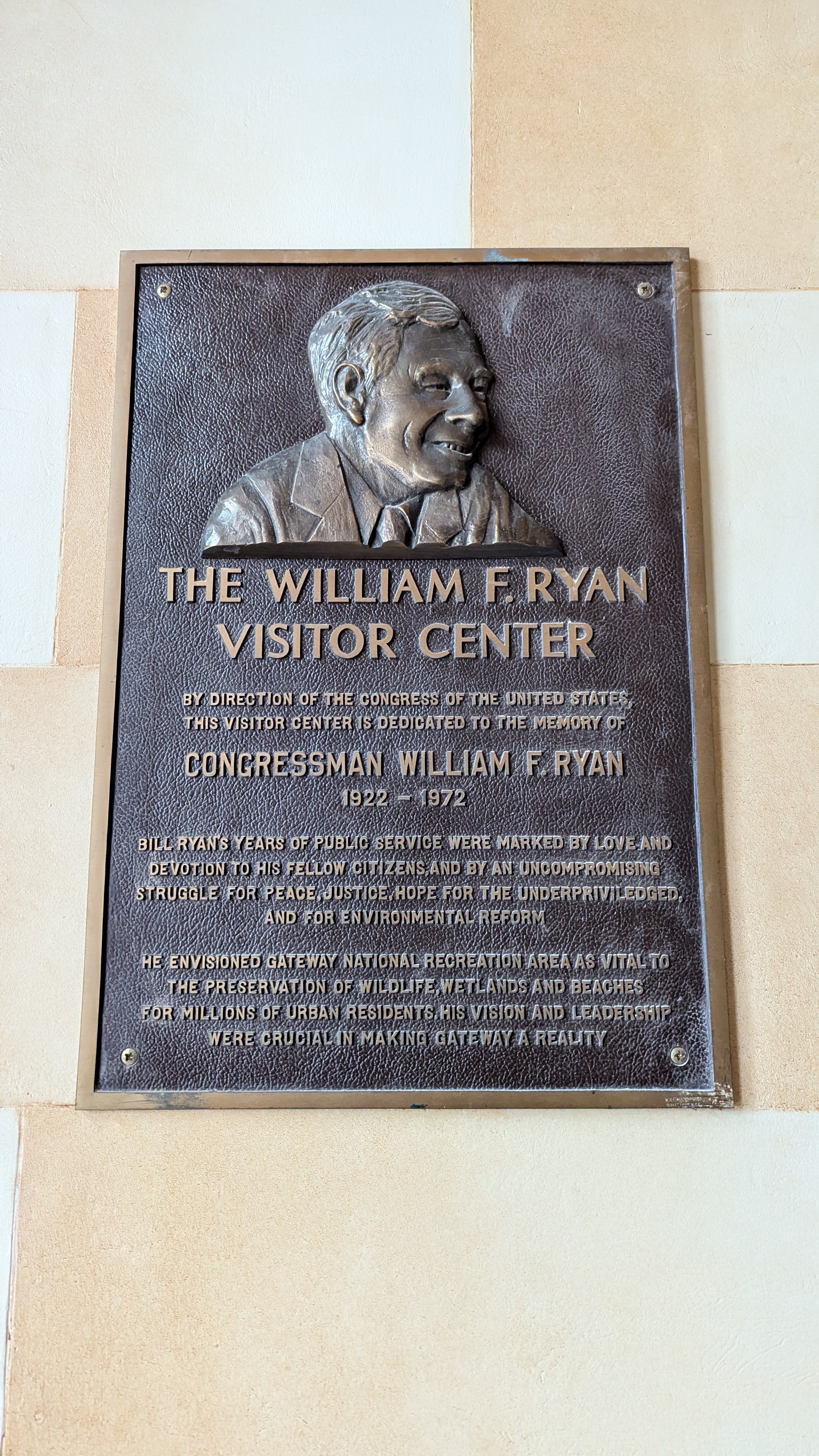 The William F. Ryan Visitor Center