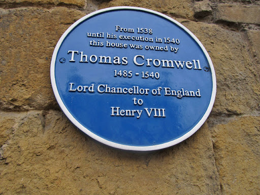 Sir Thomas Cromwell : Blue Plaque on Anne of Cleves House