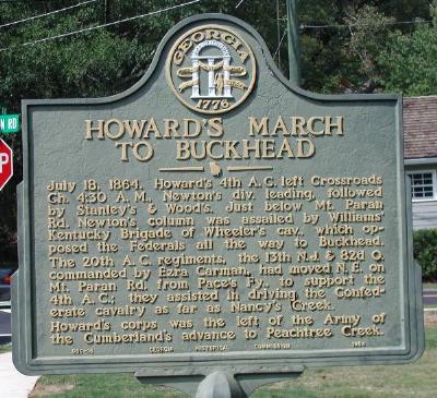 Howard's March to Buckhead