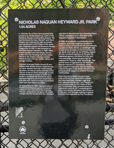 Nicholas Naquan Heyward Jr. Park