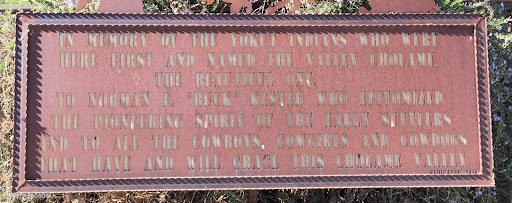In Memory of the Yokut Indians