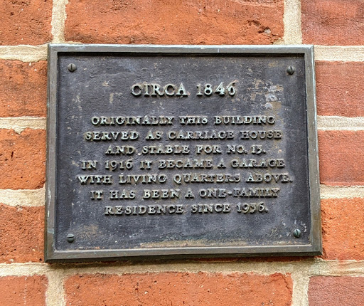 Former Carriage House on Garden Place