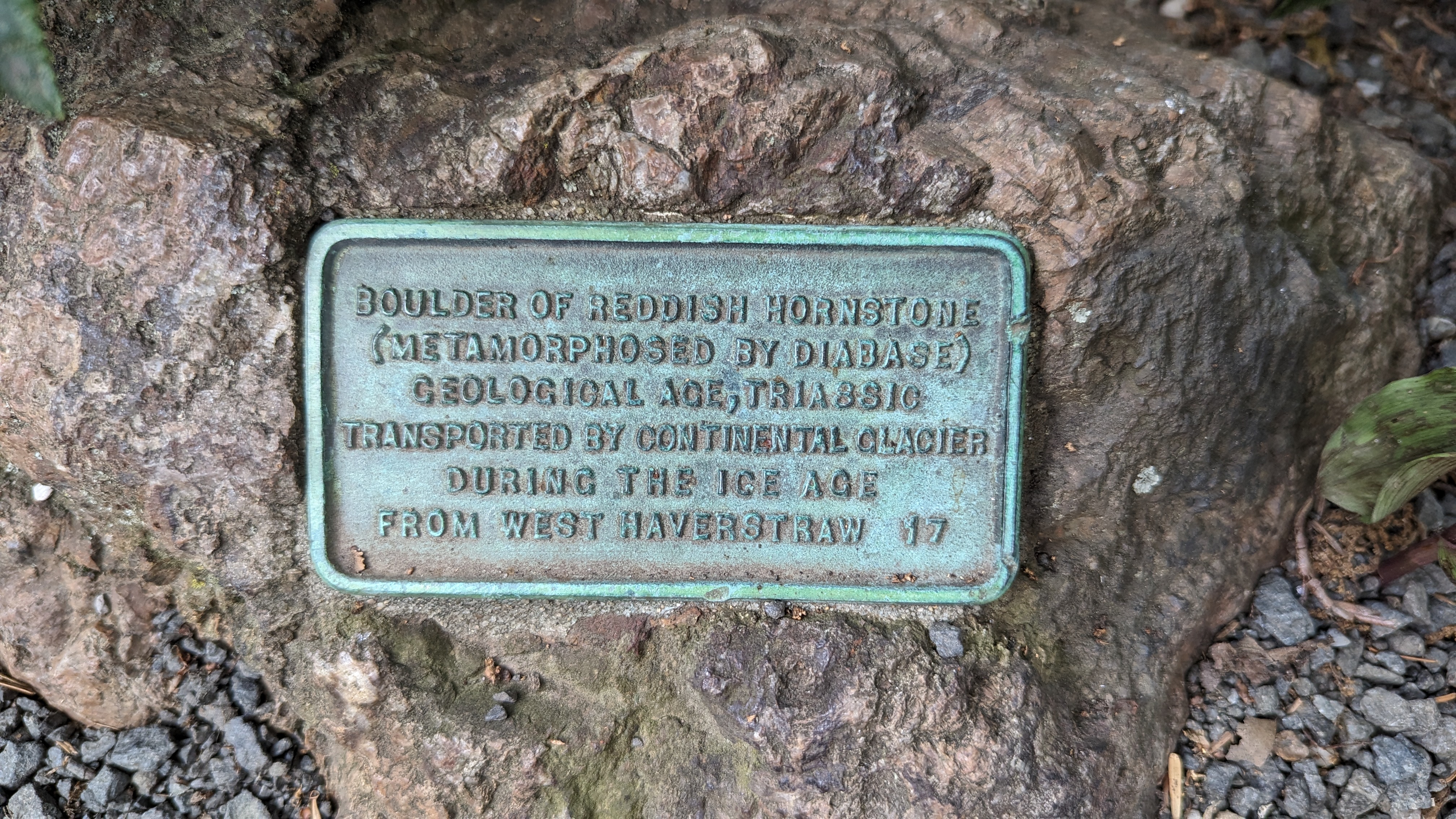 Boulder of Reddish Hornstone