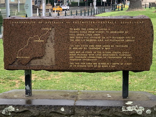 The Finish of Laying a Coaxial Cable From Sydney to Melbourne
