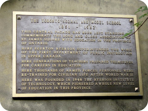 The Toronto Normal and Model School 1851-1962