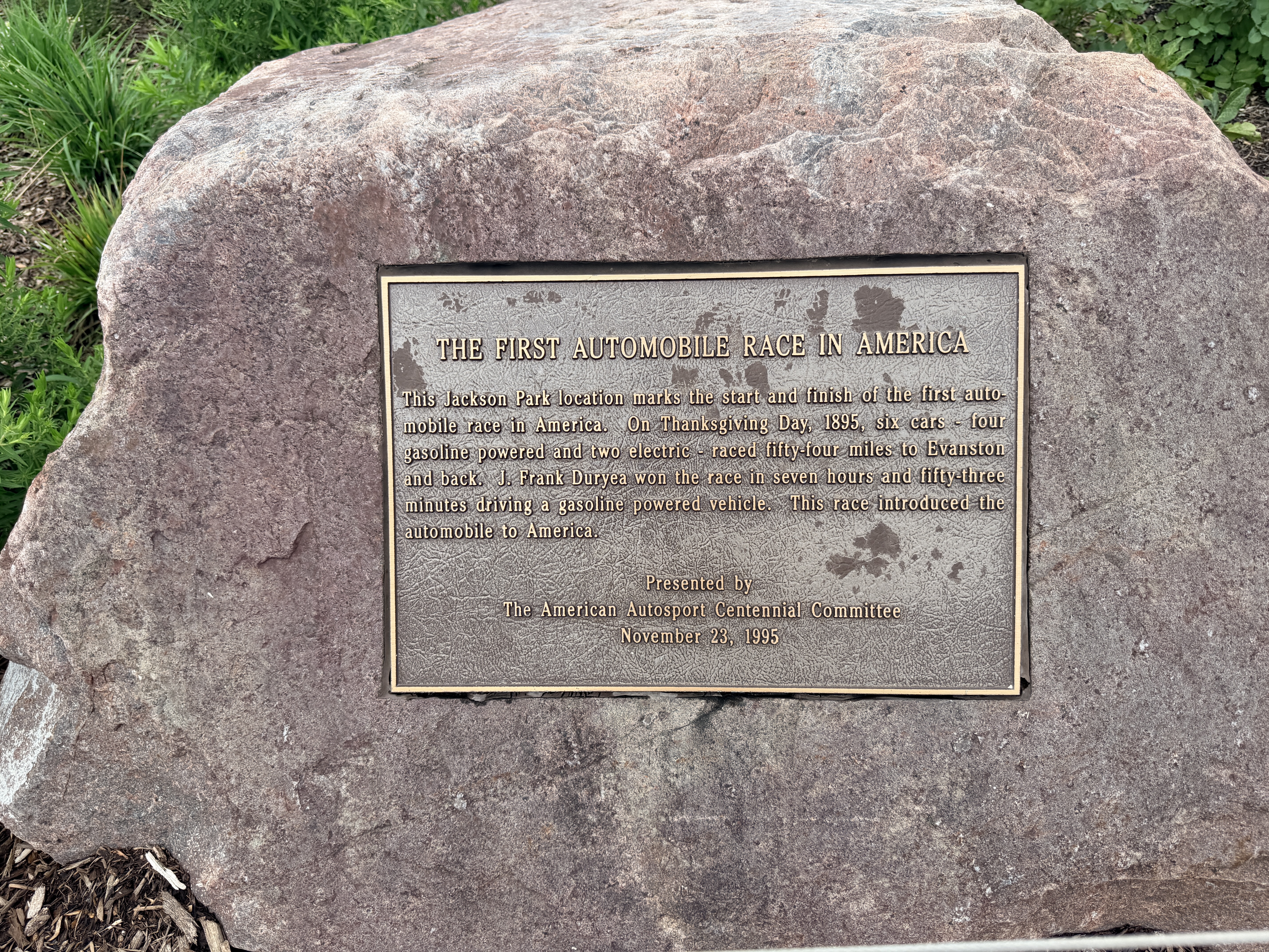 THE FIRST AUTOMOBILE RACE IN AMERICA