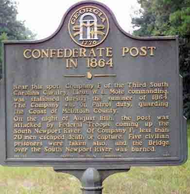 Confederate Post in 1864