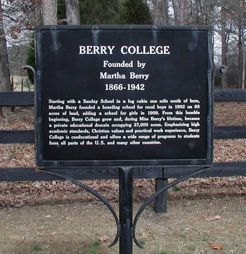 Berry College Founded By Martha Berry 1866-1942