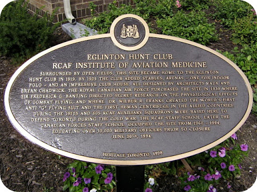 Eglinton Hunt Club RCAF Institute of Aviation Medicine