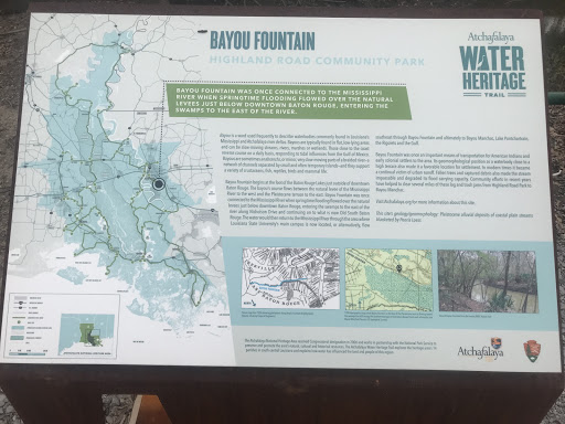 Bayou Fountain - Highland Road Community Park