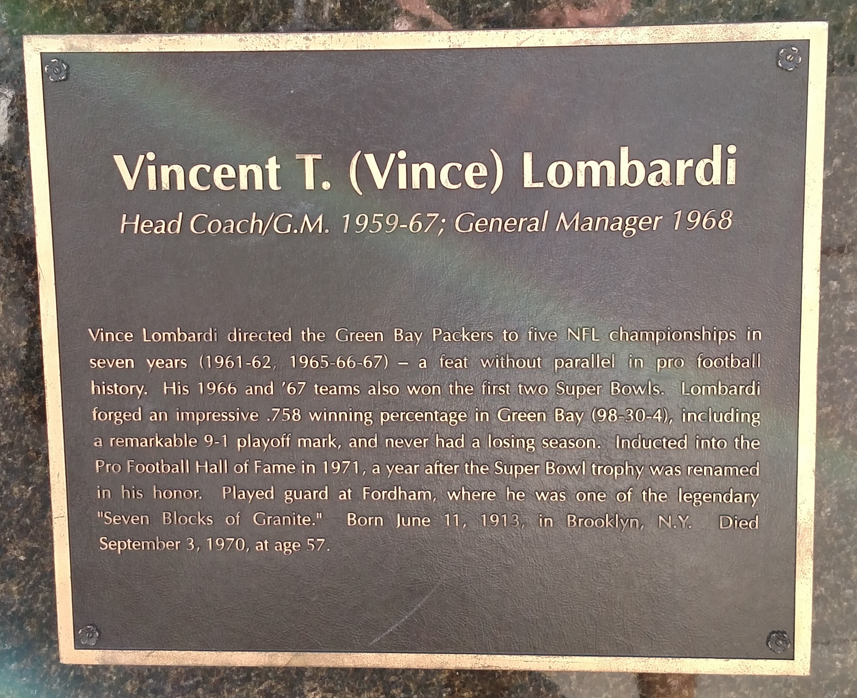 Vince Lombardi