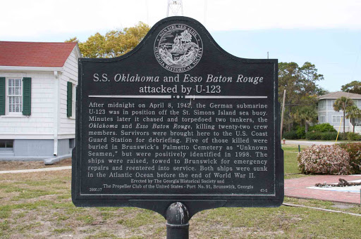 S.S. Oklahoma and Esso Baton Rouge Attacked by U-123
