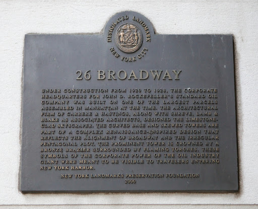 Dedicated NYC Plaque