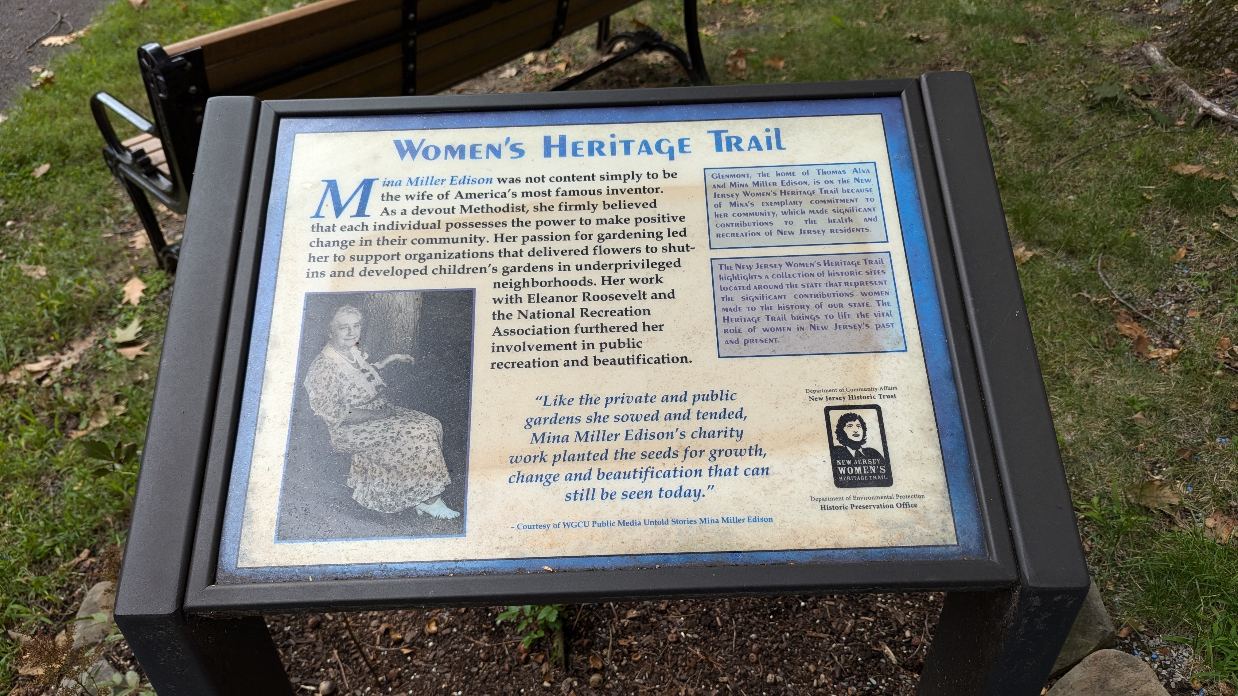 Women's Heritage Trail - Mina Miller Edison