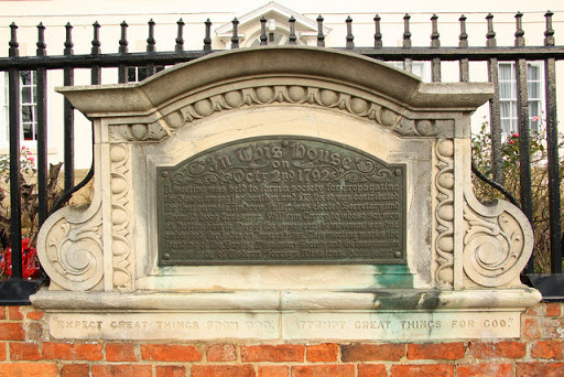 Carey Mission House plaque