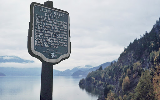 Pacific Great Eastern (Sign missing)