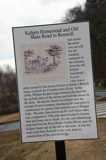 Kelpen Homestead and Old Main Road to Roswell