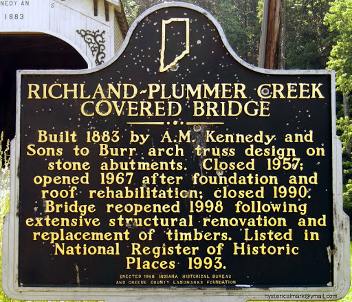 Richland~Plummer Creek Covered Bridge