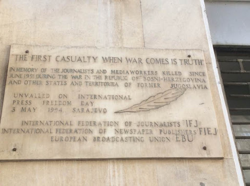 The first casualty when war comes is truth