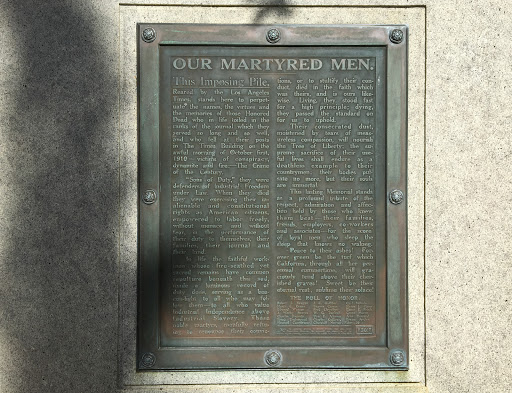 Our Martyred Men -- The 1910 Los Angeles Times Bombing