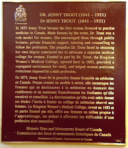 Dr. Jenny Trout (1841-1921)
