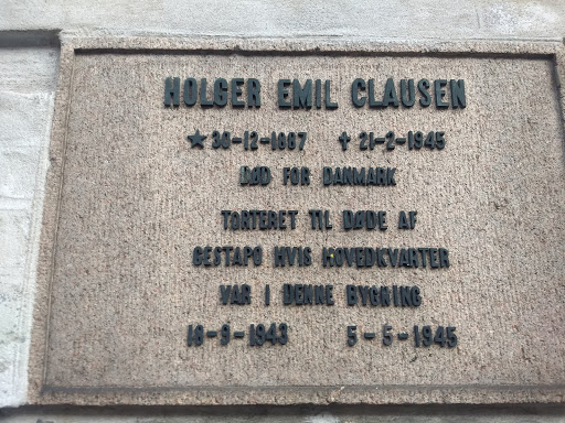Holger Emil Clausen Memorial Plaque