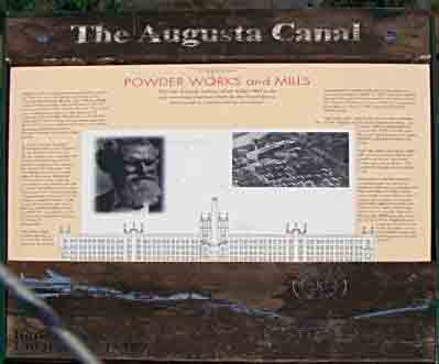 The Augusta Canal - Powder Works and Mills