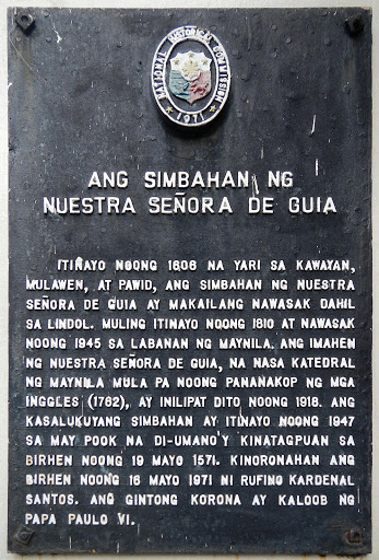 The Church of Our Lady of Guidance historical marker