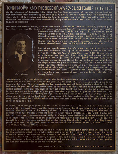 John Brown and the Siege of Lawrence