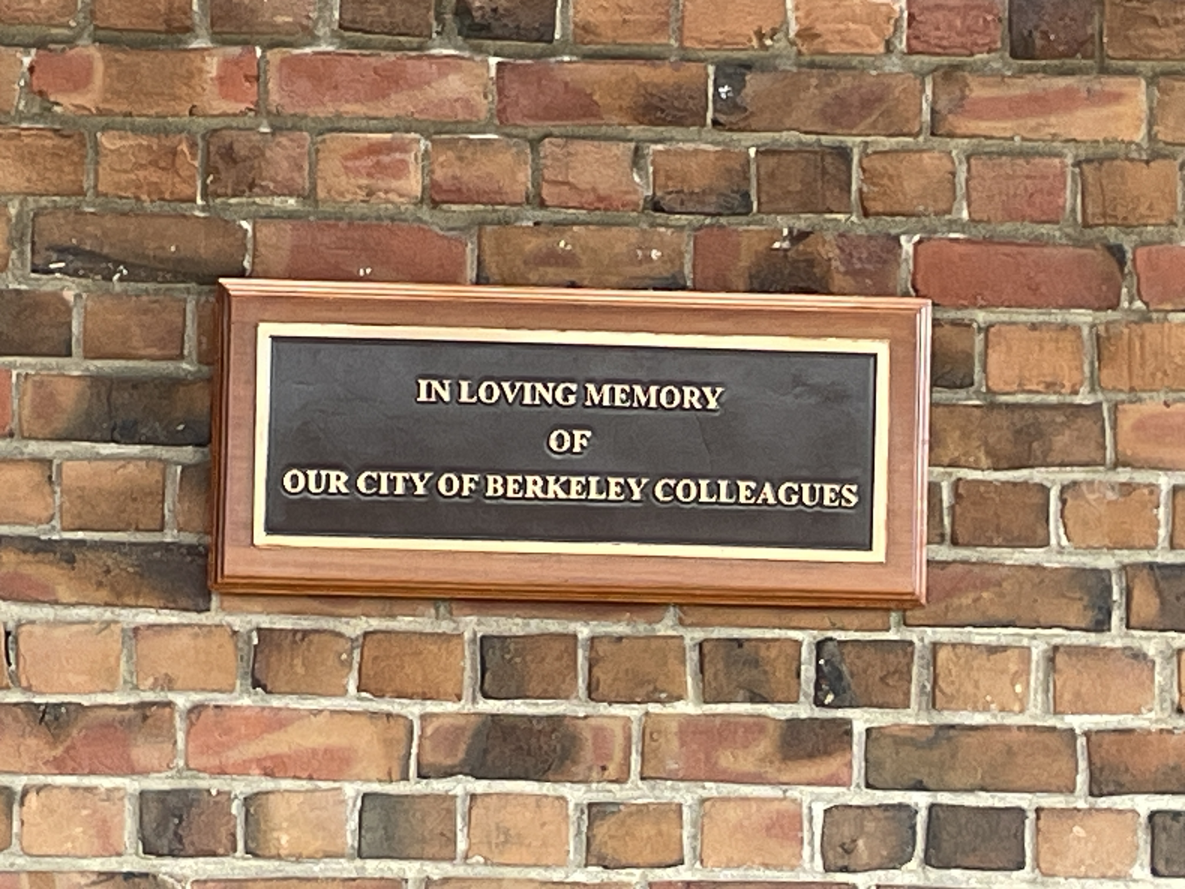 In Loving Memory of Our City of Berkeley Colleagues