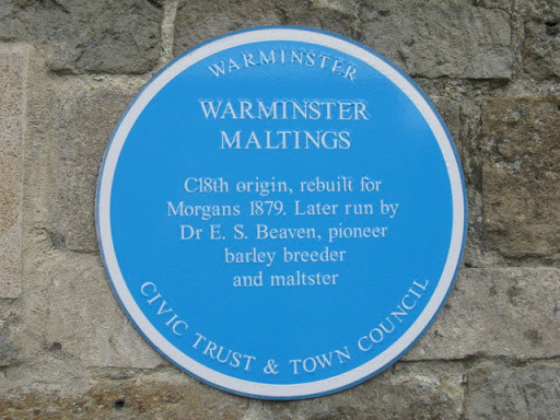 Warminster Maltings plaque