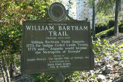 William Bartram Trail Traced 1773-1777