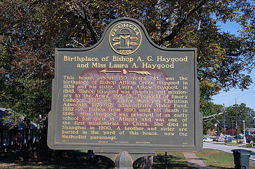 Birthplace of Bishop A. G. Haygood and Miss Laura A. Haygood