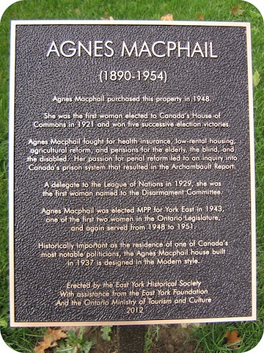 Agnes Macphail (1890-1954)