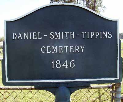 Daniel-Smith-Tippins Cemetery 1846