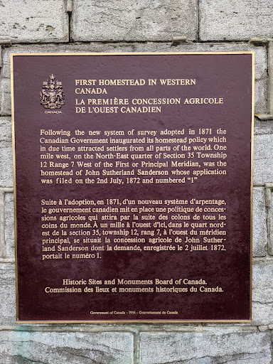 First Homestead in Western Canada