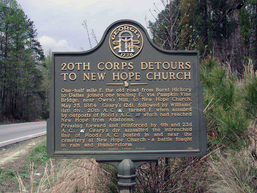 20th Corps Detours to New Hope Church