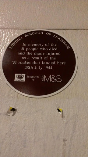 WW2 V1 Rocket Plaque