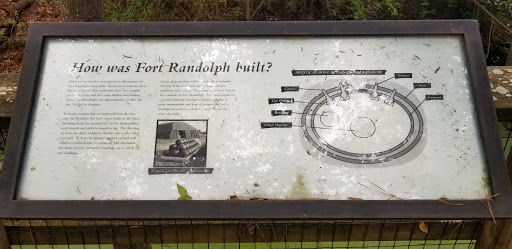 How was Fort Randolph built?