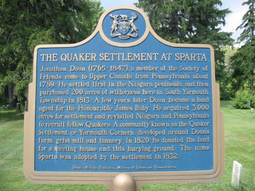 The Quaker Settlement at Sparta