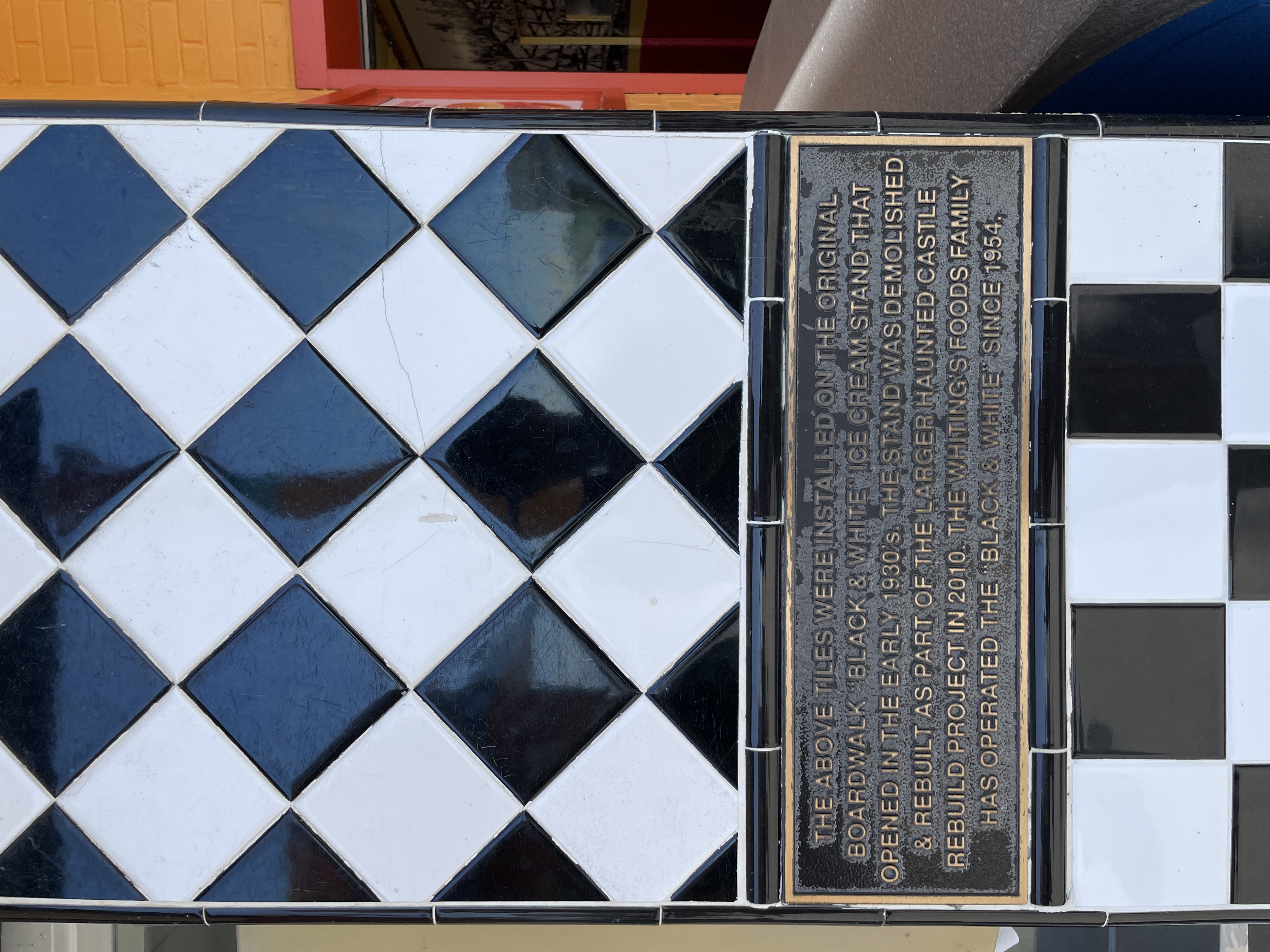 The Original Boardwalk "Black & White" Ice Cream Stand