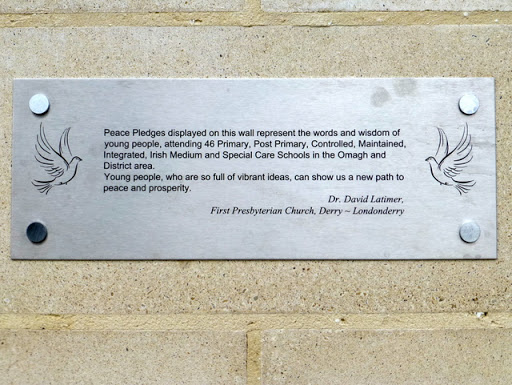 Plaque, Peace Pledges, Omagh