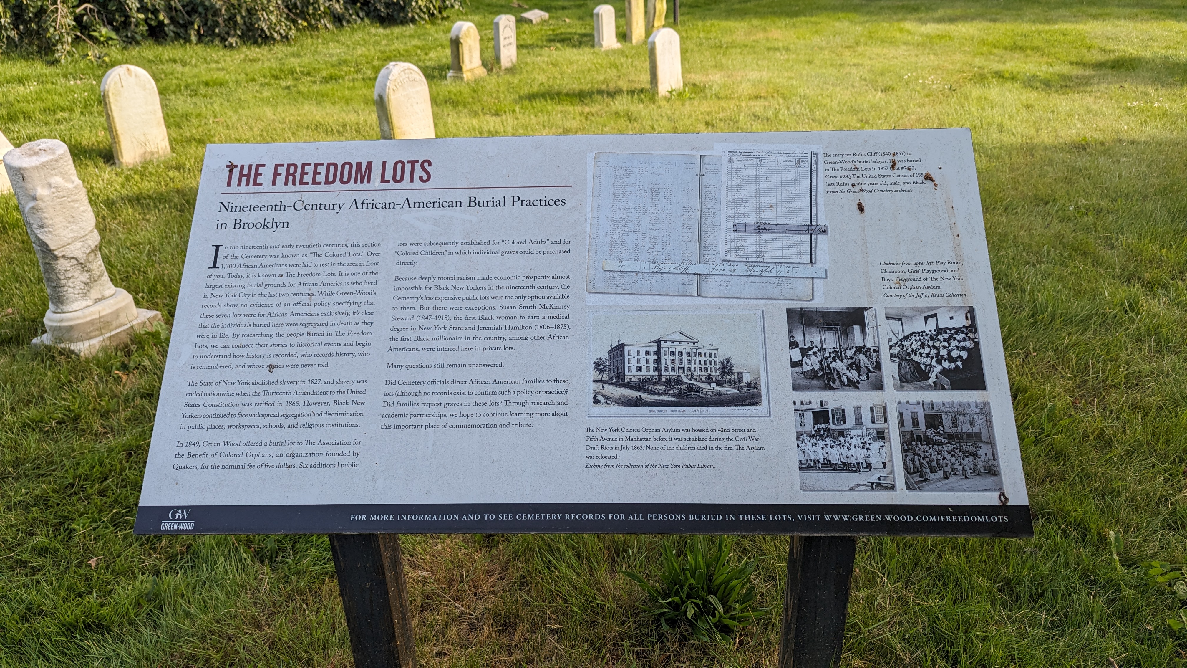 The Freedom Lots: Nineteenth-Century African-American Burial Practices in Brooklyn