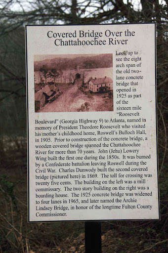 Covered Bridge over the Chattahoochee River