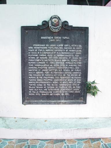 Anastacia Giron-Tupas historical marker