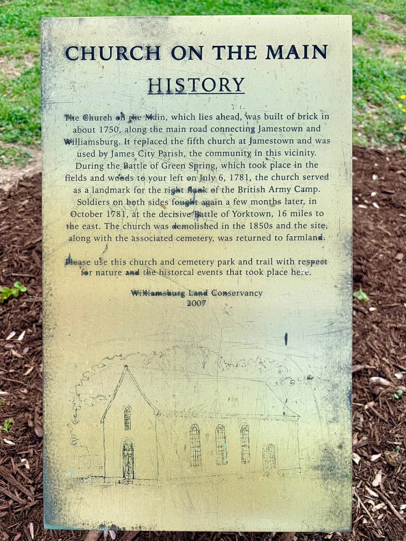 Church on the Main History